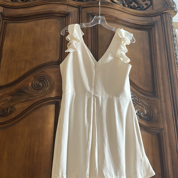 Amanda Uprichard Freeport Elegant Ivory Revolve Romper Large - Picture 8 of 8